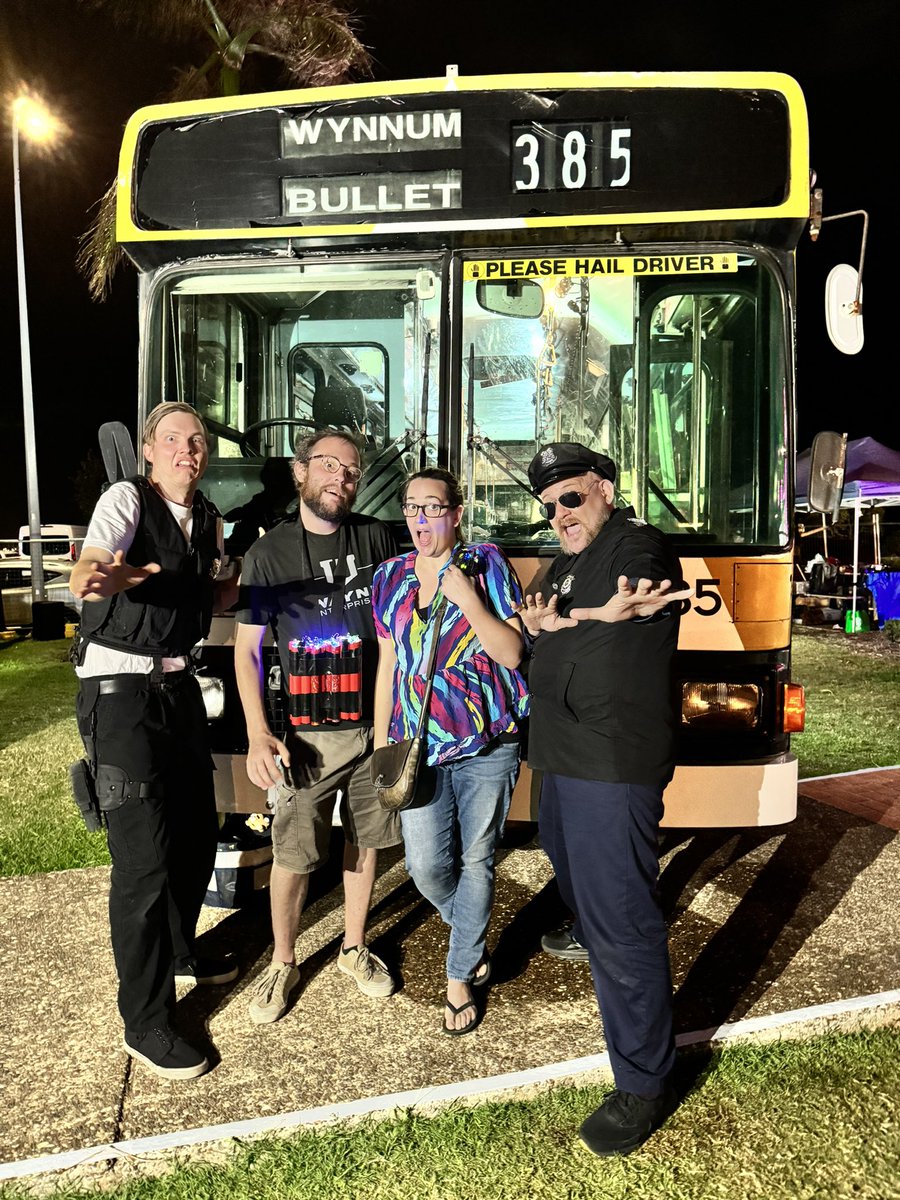 It’s our final weekend of “Speed: The Movie, The Play” at Wynnum Fringe. Your best bets for seats are 8.30pm TONIGHT and 9pm TOMORROW (Sat). wynnumfringe.com/events/speed/