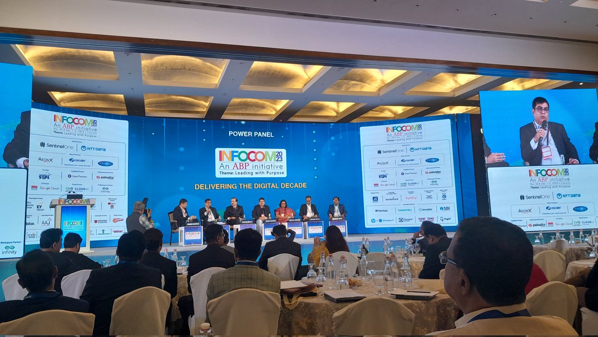 chittukesari's tweet photo. Morning panel discussion on delivering degital dedace and we are proud that india is a global leader on this. #INFOCOM2023 https://t.co/iNM4kLjeng