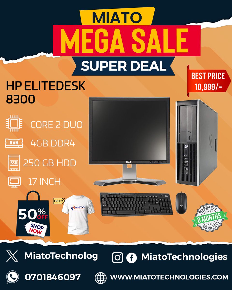 Did you know we have offers running for this month that could see you making a purchase of your dream computer at a fairly lower price from normal?

Enjoy upto 50% OFF on your dream product & stand a chance of winning our branded merch. 

#MiatoBlackFriday

(Azziad mercy…