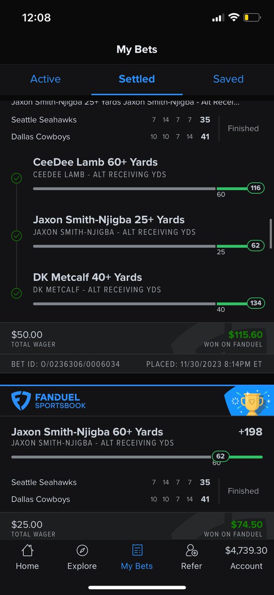 KingCashOuts's tweet photo. Sweat free 4K. 💰 

#GamblingsTwitter #fanduel https://t.co/PurqJl4rLg