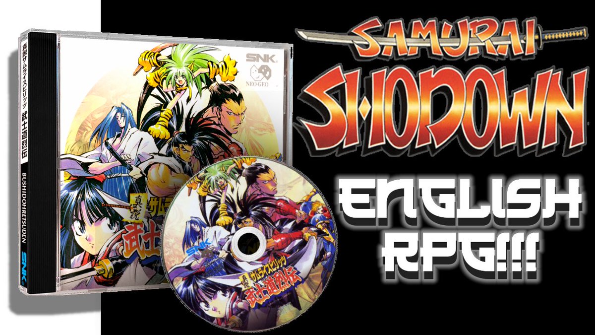 TechtureTV's tweet photo. Shinsetsu Samurai Spirits: Bushidō Retsuden, is a rpg released in 1997 for the Neo Geo CD, Sega Saturn and Sony PlayStation. It was never released outside of Japan.

https://t.co/CDsRM7MIcW

#SNK #RETROGAMING #SAMSHO #SamuraiSpirits #NEOGEO #YOUTUBE #TECHTURETV https://t.co/Gy146mmkV1
