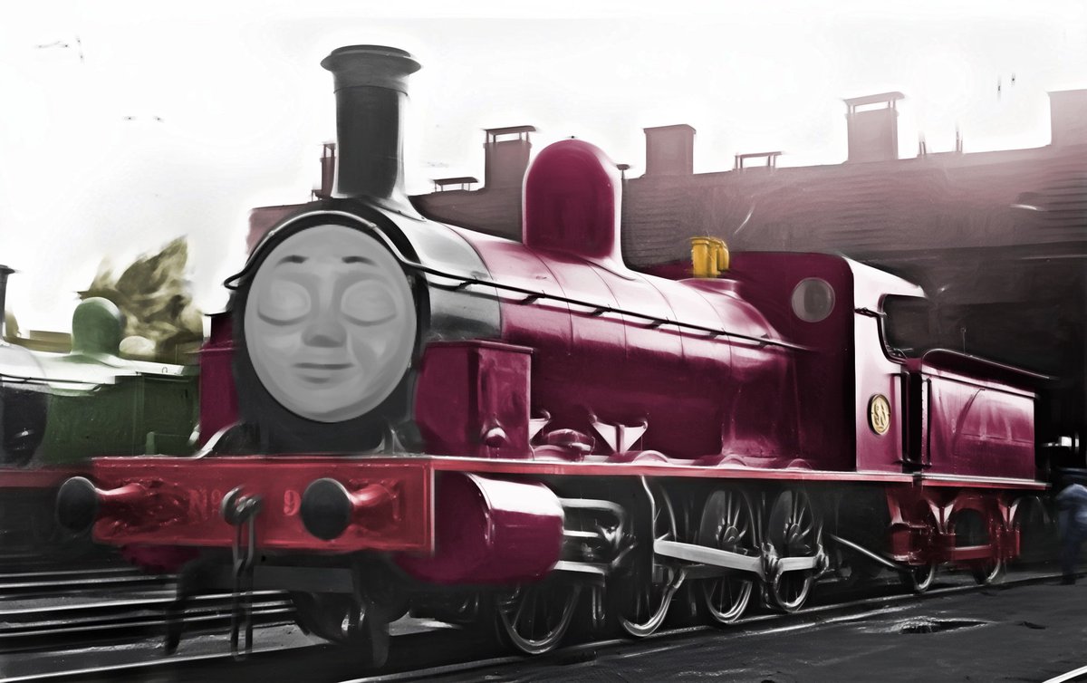 OldGuardsTales's tweet photo. Edward's days as banker of Gordon's Hill were well documented but his days as the support on the hill have come to close. His replacement is a rather odd engine, not for her shape but for how she found herself on Sodor.

Charlotte's story unfolds below!

https://t.co/lSoh4sUBiE https://t.co/N5GnuIxkwc