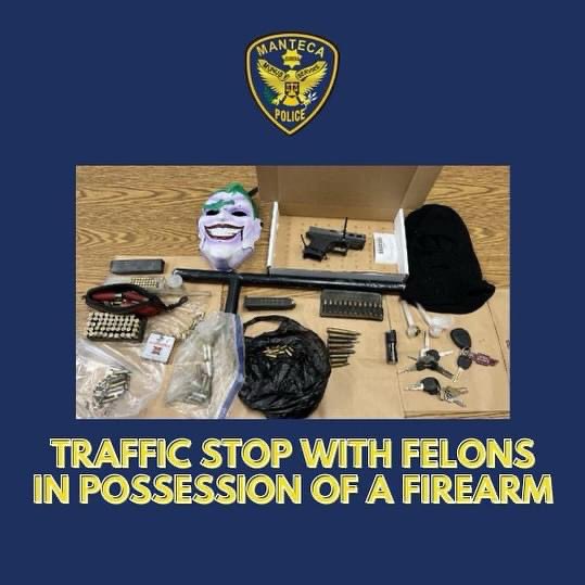 🚨 11/21/23 at 8:30 am diligent officers located a ghost gun (Polymer 80) with no serial number, 287 various ammunition cartridges, two meth pipes, meth, shaved keys, pepper spray,  a police/security style baton and a mask in a vehicle.. 🚓

#goodpolicework #notinourtown