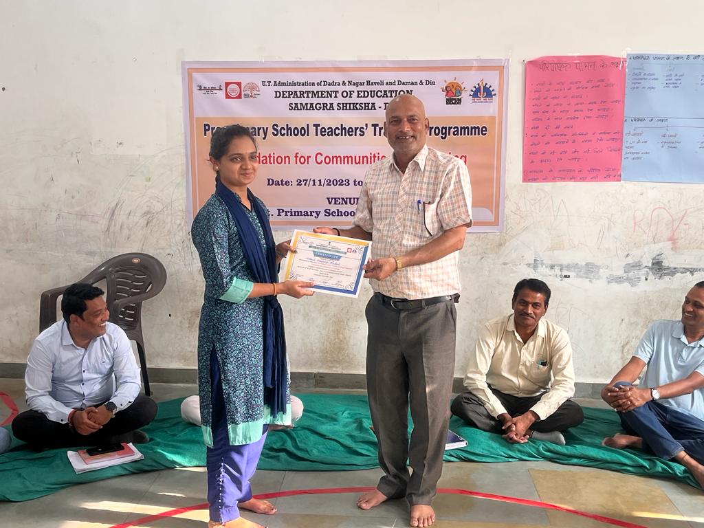 BRCDiu's tweet photo. Pre-Primary teachers' training organised by Samagra Shiksha Diu https://t.co/ZGNnVIlOu8