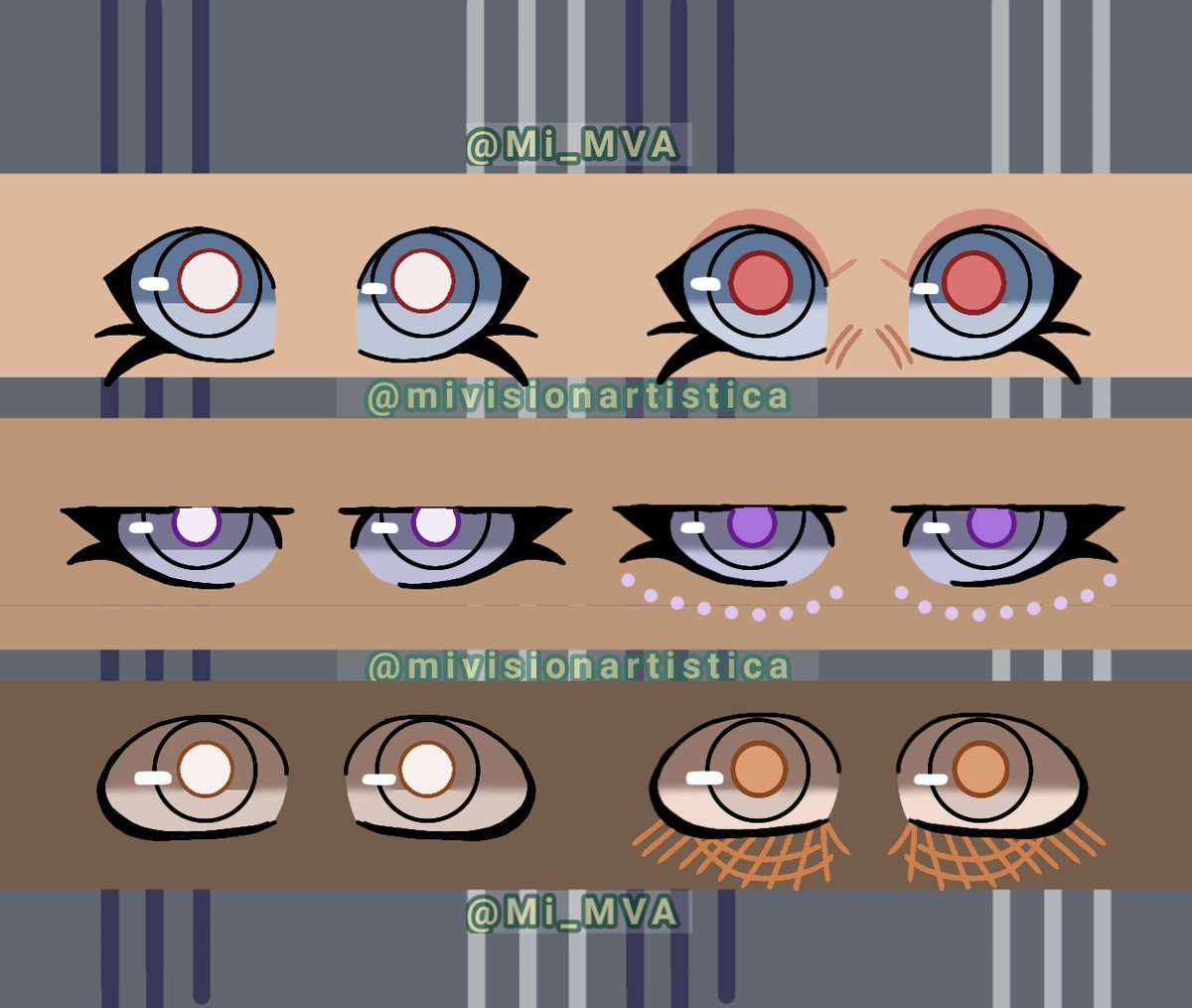 Mi_MVA's tweet image. Mi ojitos; de futuros personajes~🍐 #themva #eyes #eyestutorial