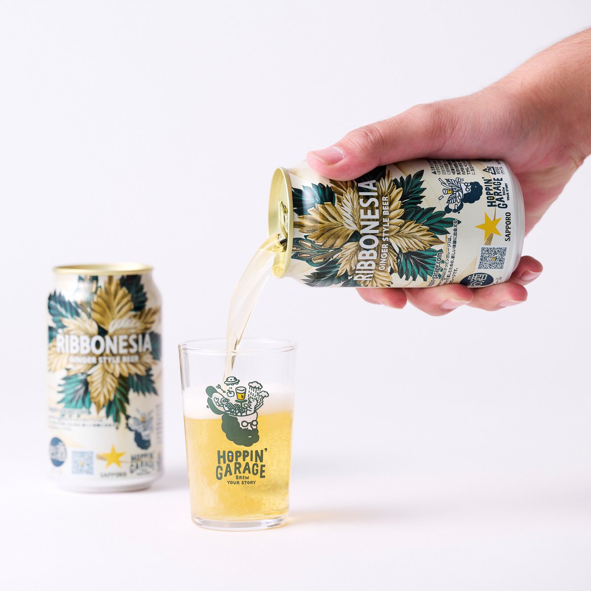 SapporoBeer's tweet photo. #ホッピンガレージ #RIBBONESIA 12/1発売
ジンジャーとネルソンソーヴィンホップ(※一部使用)が織りなす大自然の躍動感あふれるビール🥂
RIBBONESIAの新作リボンアートのパッケージと共に楽しむ、ホリデーシーズンにぴったりの一作✨
▶https://t.co/1JNj23vnsk
#サッポロビール https://t.co/b1txkzC5y6