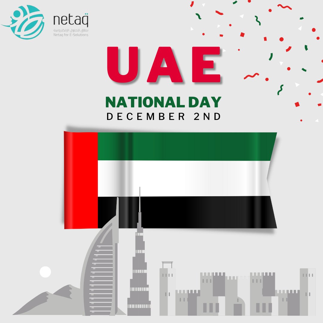 netaq_solutions's tweet image. Netaq celebrates the UAE on this National Day!

Happy National Day!✨
📧 Email: info@netaq.ae
📞 Phone: +971 526292578
#UAENationalDay #ProudEmirati #AppDevelopmen #Software #Solutions #Development #Web #MobileApp #Websites #Netaq #NetaqForESolutions #UAE #AbuDhabi
