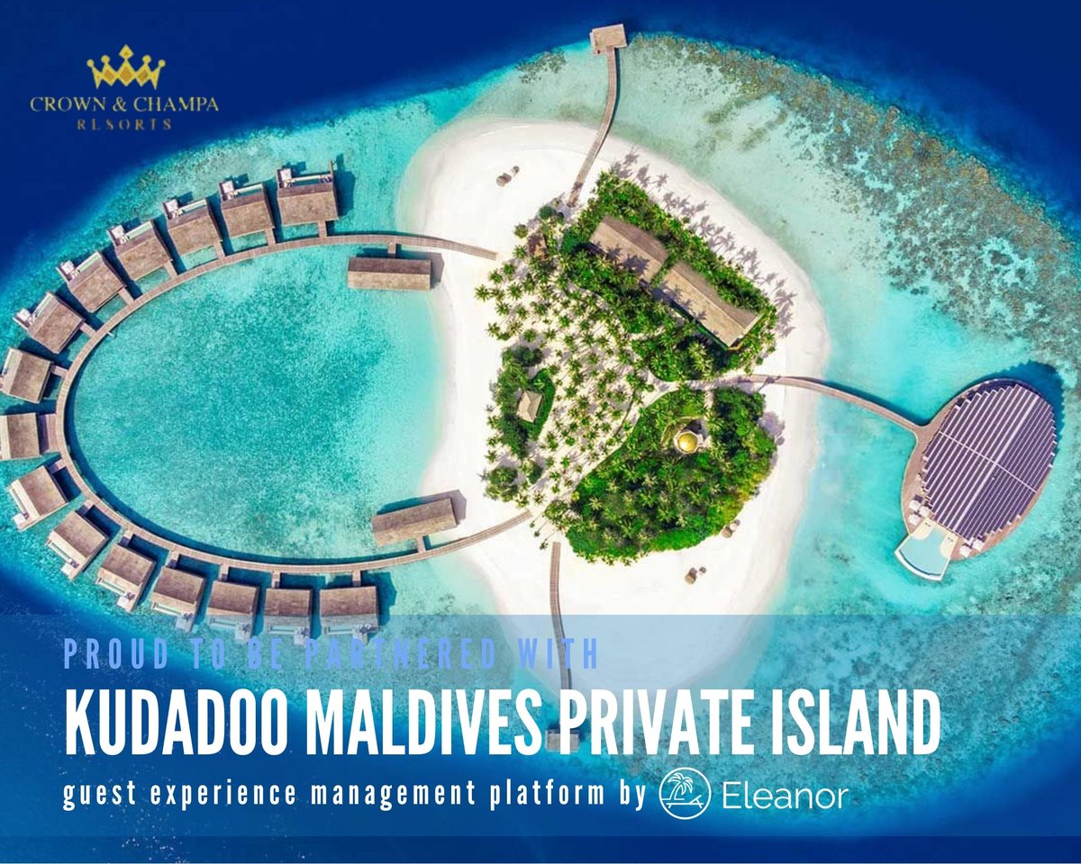 eleanor_app's tweet photo. Congratulations @KudadooMaldives on 5 wonderful years! We are proud to have supported you from the opening day. Here’s to the next 5 years! 🎉

#eleanor #proudpartner #kudadoomaldives #kudadooprivateisland #maldives #congratulations #crownandchampa https://t.co/9AdwVQ1bPO