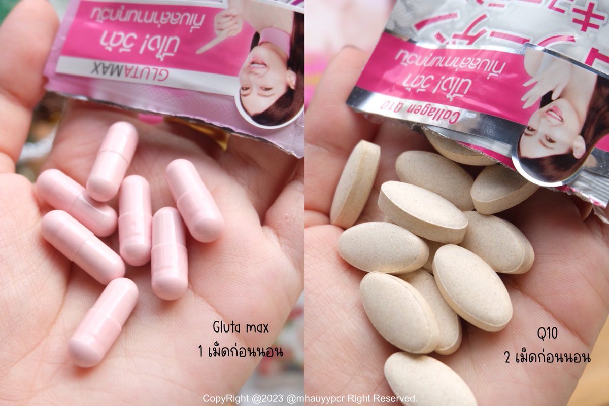 mhauyypcr's tweet photo. กลูต้าที่ทานอยู่ตอนนี้ทานแล้วผิวใสท้าแด���สุบๆ ยกให้ vida glutamax กับ vida collagen q10 ทานคู่กันแล้วผิวดีมากก ตัวกลูต้า จะช่วยเรื่องผิวสวยกระจ่างใสผิวดูสุขภาพดีนี่ทานแล้วสิวไม่ค่อยขึ้นด้วยนะ หน้าไม่โทรม ใครที่อยากผิวสวยแนะนำตัวนี้เลย  ส่วนตัวคอลลาเจน จะช่วยให้ผิวนุ่มชุ่มชื้น มีสารสกัดจากผักและผลไม้ 14 ชนิด แนะนำให้��านคู่กันผิวดีขึ้นจริงงง ✨🫶🏻

#ใช้จริงรีวิวจริง #ไว้รีวิวห้ามขายของโว้ยย