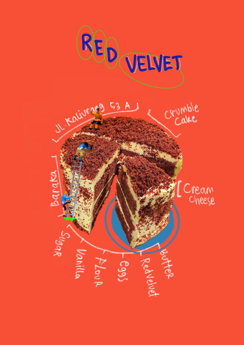 BarakaMalang's tweet photo. A red velvet treat, a delight so sweet,
In every bite, a heavenly feat.
Creamy layers, a luscious embrace,
Indulge in joy, let your taste buds chase.
Savor the sweetness, with every bite,
Coffee's companion, a pure delight. 🍰☕❤️
#RedVelvetMagic #EcoIndulgence #RedVelvetJoy https://t.co/ZJXYdkrN4P
