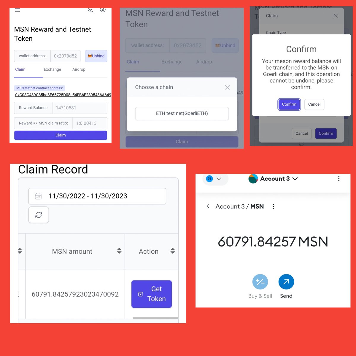 palashvoice's tweet photo. GAGAnode Update: Convert Your Gaga Credit to Meson Tokens (Testnet)   
Claim: https://t.co/AQHeBLRWu5
MSN SC (G-testnet): 0xC08C439C85bd3E65725D08c54FB6F2895436A649  

📷How to Do?? Follow all the steps mentioned in the screenshot.  Bonus: Earn $Portal @Portalcoin with 📷 https://t.co/lHl1MVMass