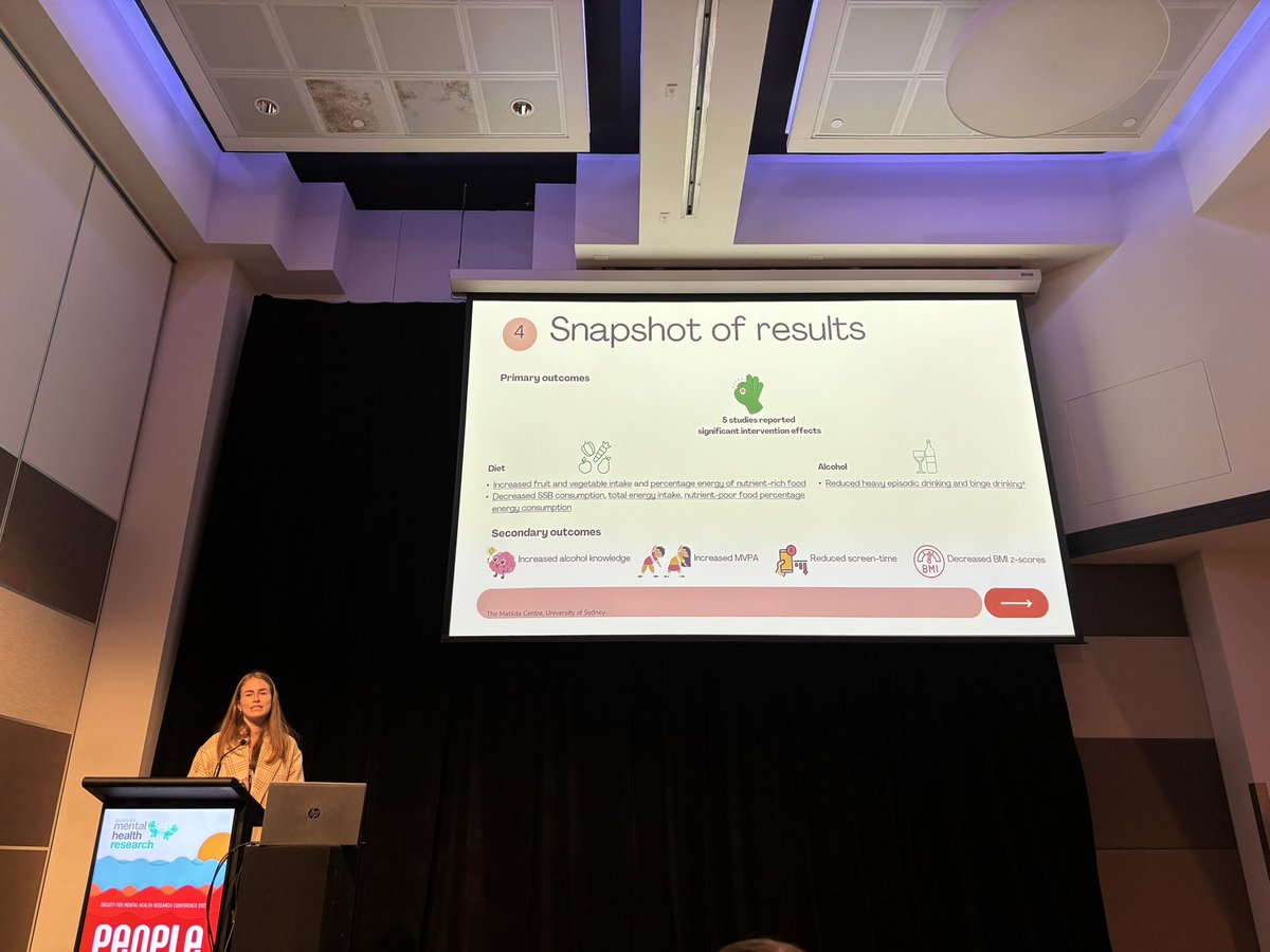 There are few eHealth interventions for disadvantaged adolescents that effectively target poor diet, alcohol use, tobacco smoking and vaping shares @LyraEgan- looks like we need to find ways to better serve these youth @TheMatilda_USyd #SMHR23