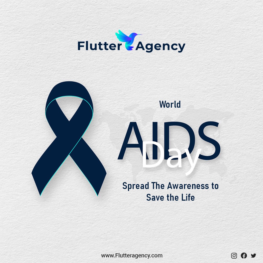 AgencyFlutter's tweet image. 🕊️ Embrace Hope, End Stigma: It's World AIDS Day 🌍❤️ Let's unite to raise awareness, show support, and stand together against HIV/AIDS. 💪🏥
#WorldAIDSDay #EndStigma #SpreadLoveNotHIV #FlutterAgency #FlutterAgencyWorldAidsDayPost #FA #SavetheLife