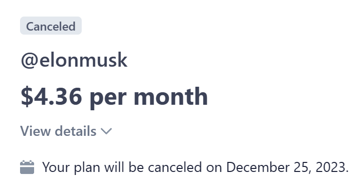 Barnacules's tweet photo. Shhhh 🤫 Don't tell Elon 🤣 I just needed a single month for an experiment I was running tracing some data points from the algorithm... 😎 #Canceled #ThanksForAllTheFish https://t.co/iYXe6ZIOwc