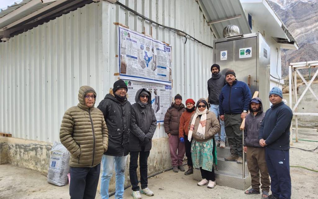 CSIR-NEERI, Nagpur in association with CSIR-IHBT, Palampur has successfully started demonstration and operation of Dry Toilet (DToi-FUrST) at CeHAB, Lahaul, DToi-FUrST is an advanced dry toilet designed and developed by CSIR-NEERI. <a href="/CSIR_IND/">CSIR, India</a> <a href="/dgcsirIndia/">DG, CSIR</a> <a href="/CSIR_IHBT/">CSIR-Institute of Himalayan Bioresource Technology</a>
