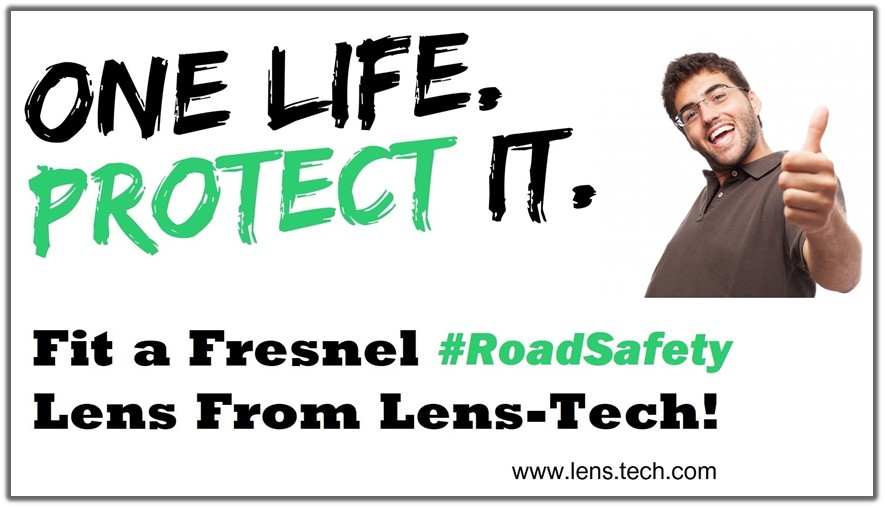 #ROADSAFETY

Lens-Tech’s range of vehicular anti-blindspot #Fresnel lenses for commercial vehicles reduce the risk of #accidents by helping drivers to see and avoid hazards.

Contact: info@lens-tech.com

#Trucking #HGV #VisionZeroLDN #Transport #VisionZero #Fleet #RoadSafety