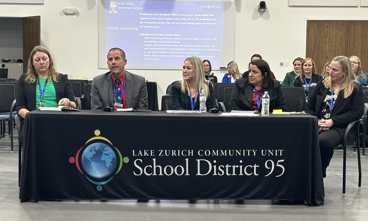 Awesome presentation! Big thank you to D95 staff who work so hard to meet student needs through our improvement process. A special thank you to our families/community members who are extremely supportive partners! Great job D95 learners- we appreciate your passion and engagement!