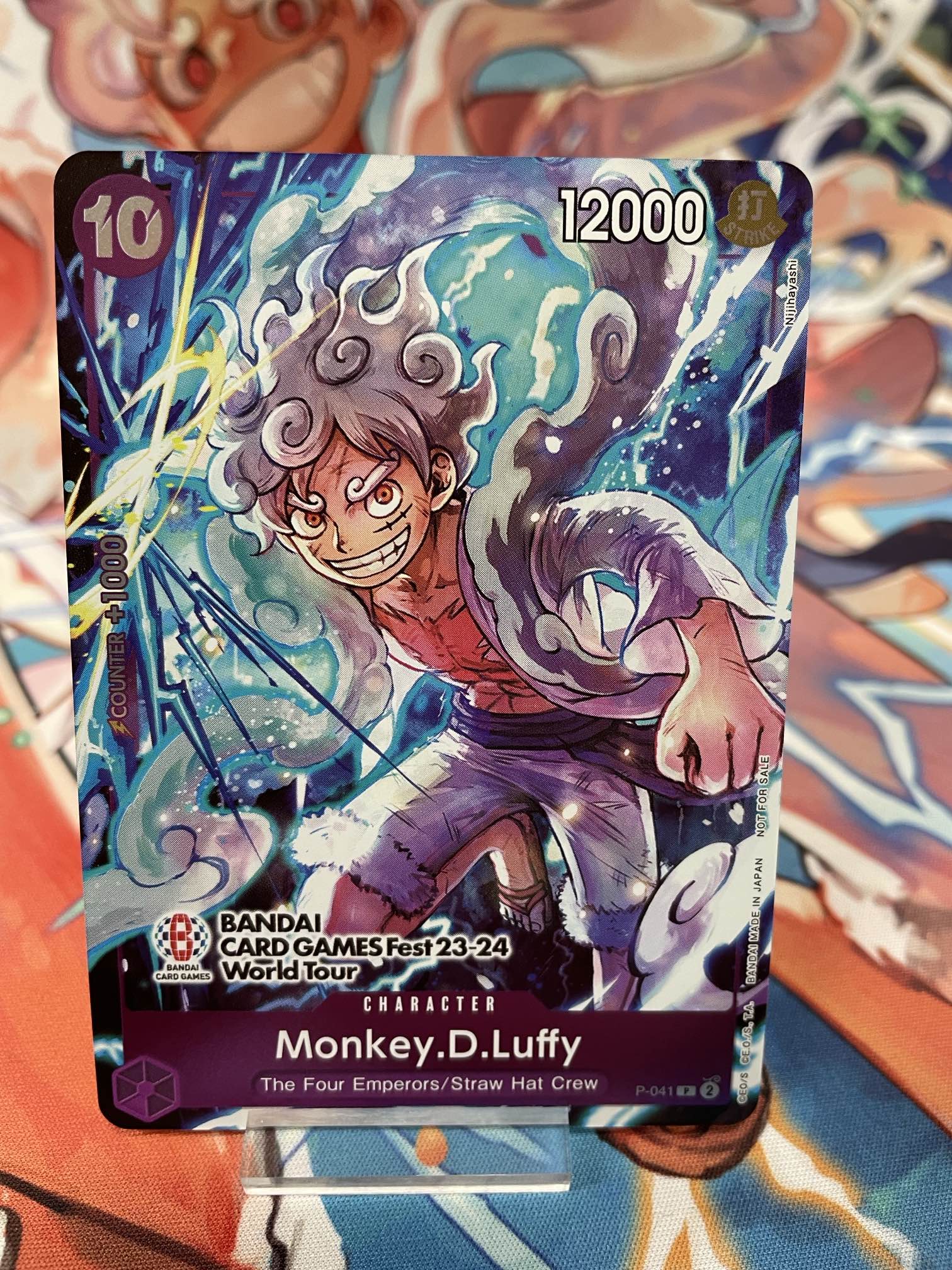 PSA 10 Monkey D Luffy P-041 BANDAI Fest 23-24 Promo One