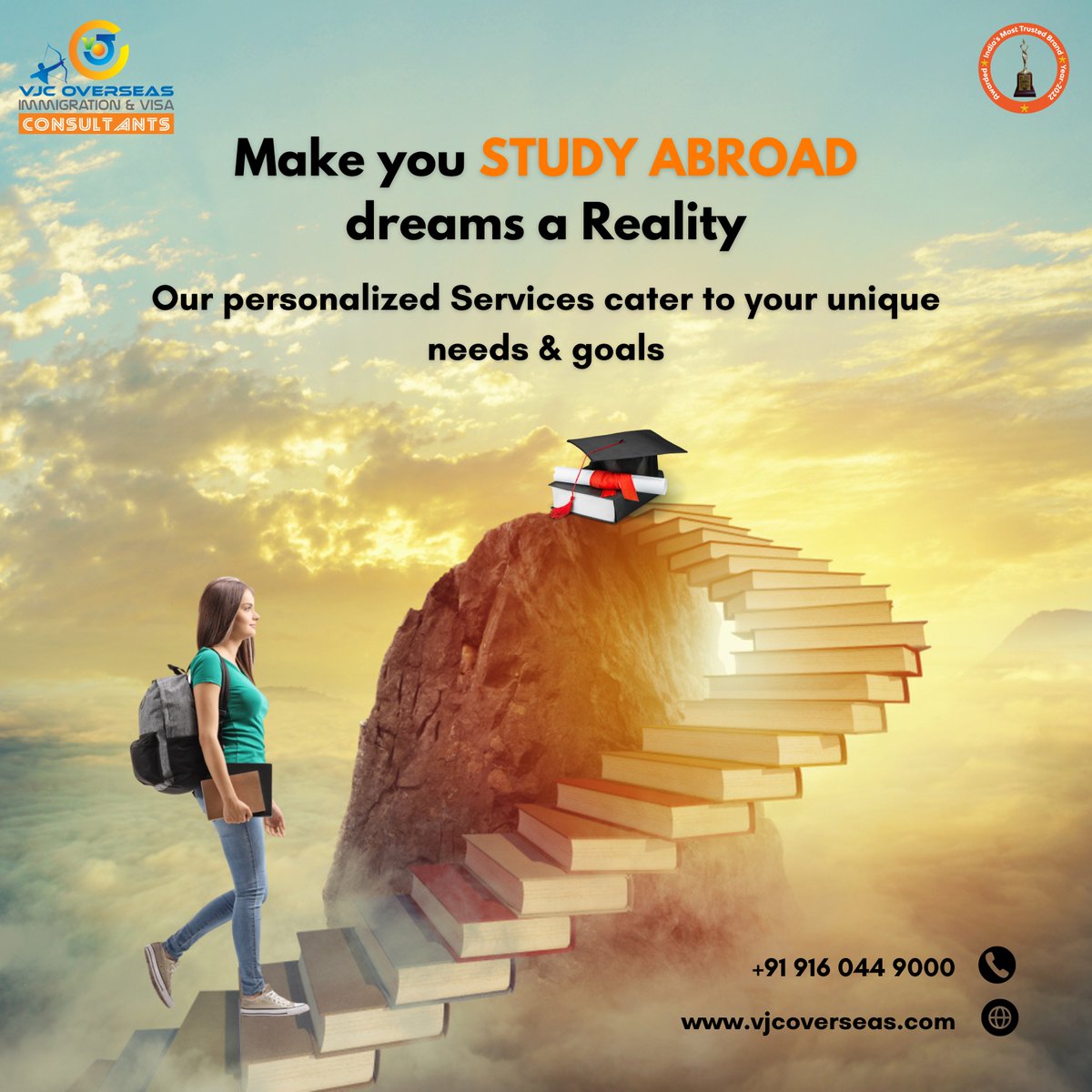 VJCOVERSEAS's tweet photo. Dreaming of studying abroad? We are here to help you! Consult our experts and get free counseling.
+91 9160449000
https://t.co/z0NZJQjeLX
#IELTS #university #masters #studyabroadbecause #scholarships #ieltspreparation #indianstudents #studyabroad #education #internationalstudents https://t.co/bnSYIPP20r