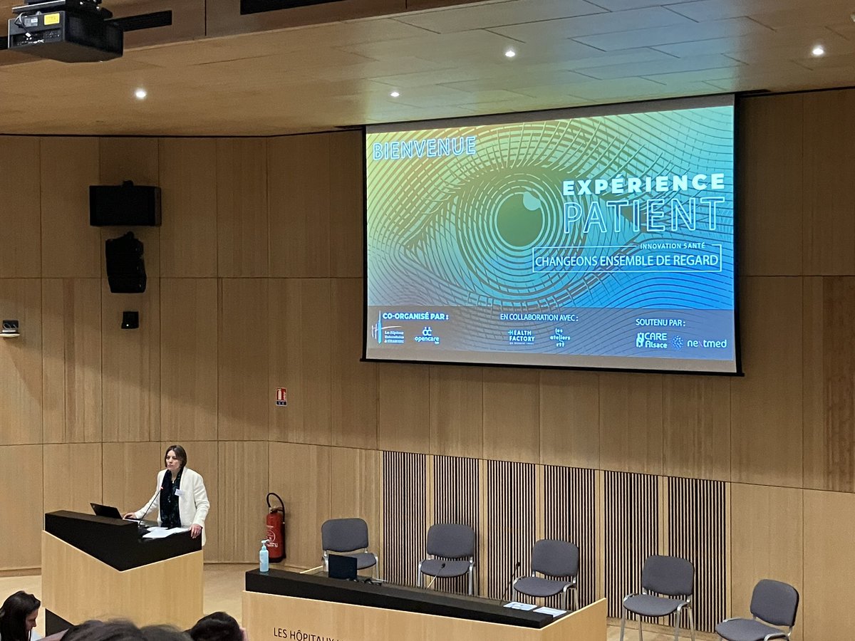 Nous participons à la première édition  de l’expérience patient aujourd’hui. Parce qu’avoir un impact positif peut sauver des vies ! #care #PatientCare