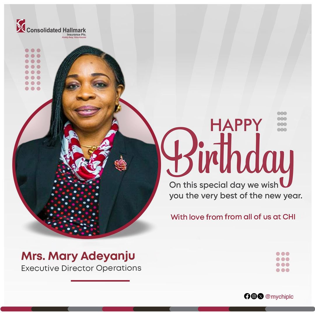 HallmarkFinltd's tweet photo. Today, we celebrate a mother, an icon and an exemplary leader. May this day bring you joy, and may the year ahead be filled with continued success and fulfillment.
Cheers to another year of inspiring excellence.
#birthday #leadership #EDOperations https://t.co/Mw2RFEkbXX