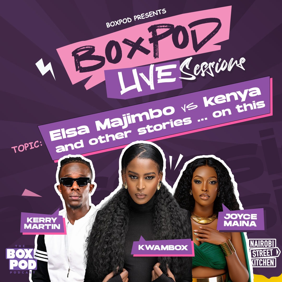 What you expect kesho at #BoxpodLiveSession at @Nrbstrt_Kitchen

BoxPod Cast: @IamKwambox, @MrkerryMartin and @MisJoyceMainawatakuwa

Host: @KING__KALALA

Sponsored by: @TuskerLager @GinOclockKenya @YdxAgency @ticketyetu
#PodcastersHangout