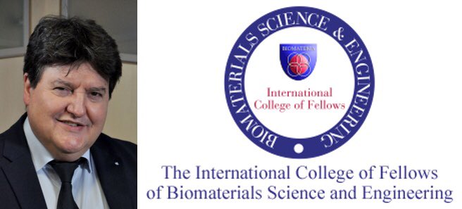 Thrilled to announce that Prof. Aldo Boccaccini @Boccaccini_Lab has been elected Fellow of Biomaterials Science and Engineering (FBSE), belonging now to a small group of the most respected biomaterials scientists worldwide Congratulations Aldo from all of us @DeptWW_FAU @UniFAU👏