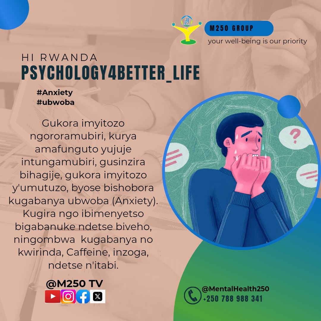 M250TVFilms's tweet image. #hirwanda and the #world put an end to your #anxiety #psychology4better_life #mentalhealth250 #m250tv