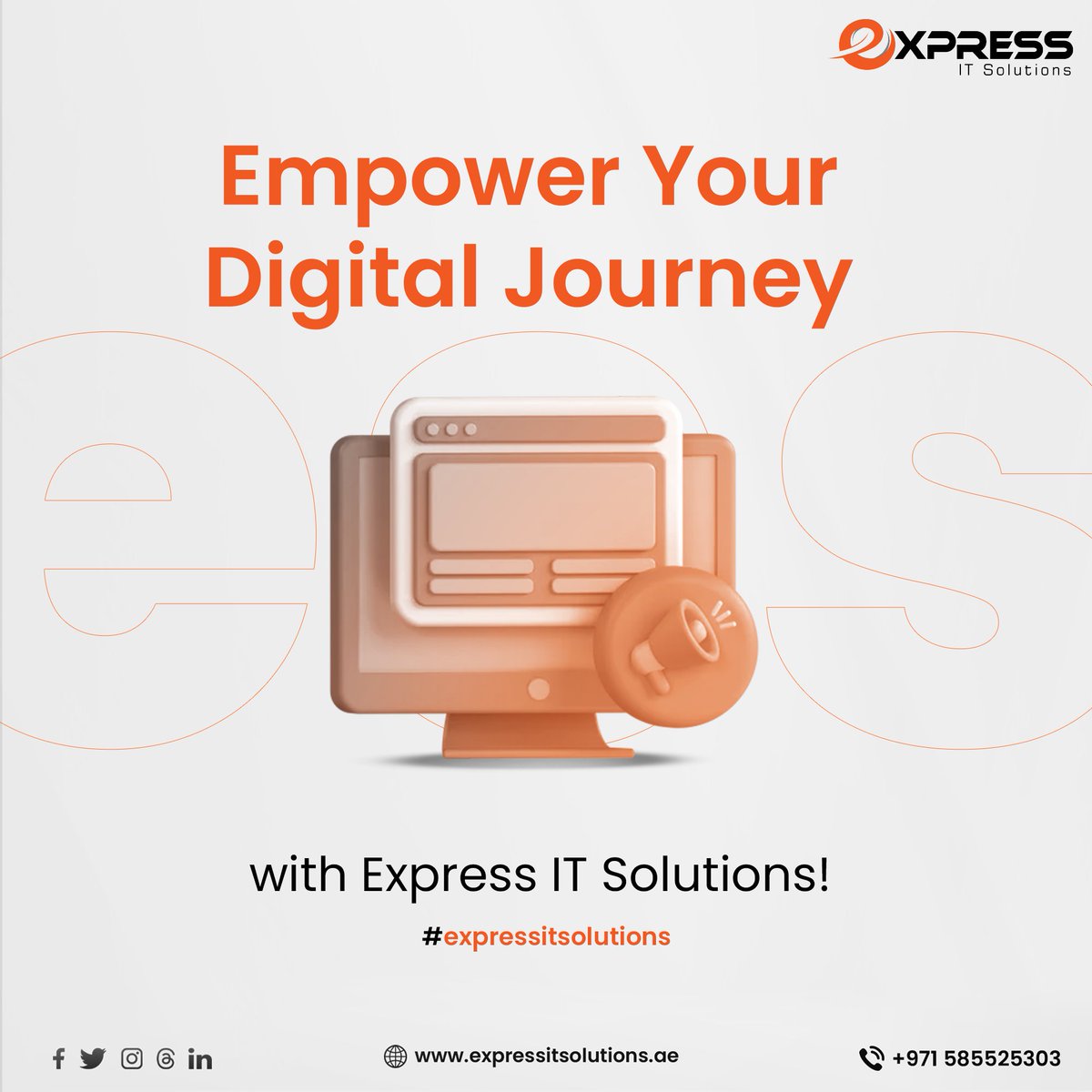 expressit_solns's tweet image. Navigate the digital landscape with confidence and leave your mark! 💡🚀 
.
#expressitsolutions #digitaltransformation #webdevelopers #websitedevelopers