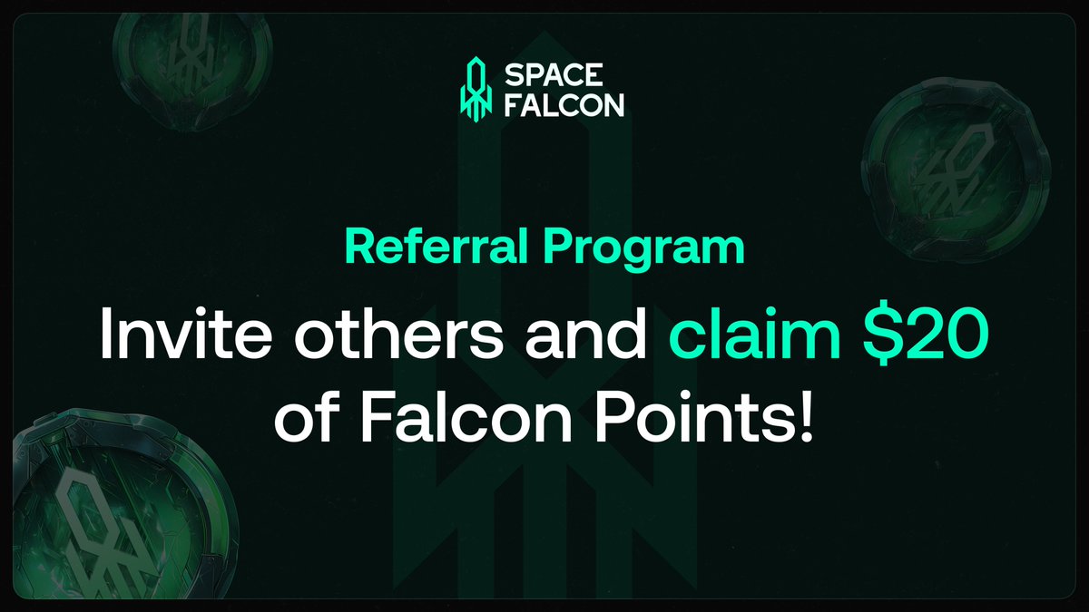 A significant sum of $140,000 Falcon Points has been already claimed by users from our Falcon Referral Program! 🔥

#Aviatrix Tournaments with huge prize pools are coming up! 🏆

Accumulate them by going to our website's dashboard as they will be essential for participation.