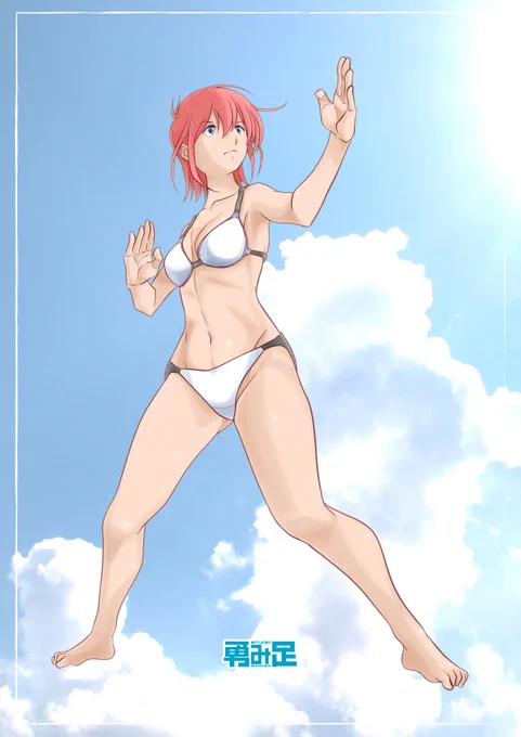#真冬の水着絵大会