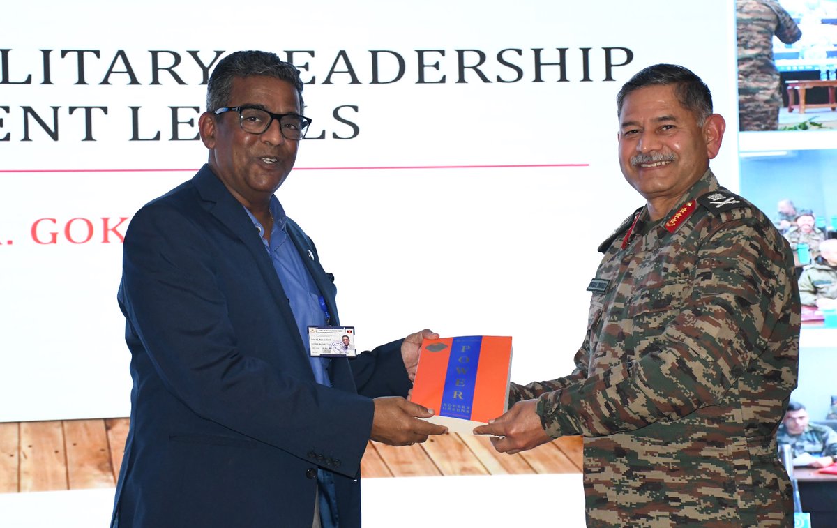 NorthernComd_IA's tweet photo. Harnessing the potential of Multi Domain into Operational Plans.

#LtGenUpendraDwivedi #ArmyCdrNC highlighted the significance of the strategic integration of modern warfare facets into operational plans. He complimented the domain experts and participants of the Multi-Domain Discussion for leveraging the full potential of cutting-edge technology for tactical advantage and extending operational reach.

He also complimented Nitin A Gokhale, a leading South Asia’s strategic analyst, for his insightful talk on the pivotal role of Information Operations and Strategic Communication.

#OnPathToTransformation
#InStrideWithFuture
@DefenceMinIndia
@IAF_MCC
@adgpi
@SpokespersonMoD