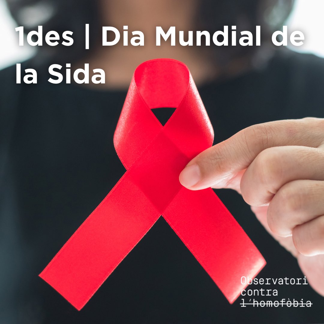 Observatori_cat's tweet photo. Que mai ens manqui un moment pel record i la memòria dels qui van lluitar i lluiten contra l'estigma.

INDETECTABLE = INTRANSMISSIBLE

🛑 STOP SEROFÒBIA https://t.co/Andby1eHY7