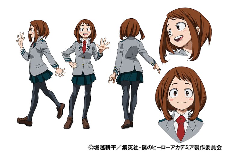 麗日お茶子 「ヒーロアカデミアって観てないのだが、この子のキャラデザ良いなぁ。 」|矢舷陸宏＠Skeb募集のイラスト