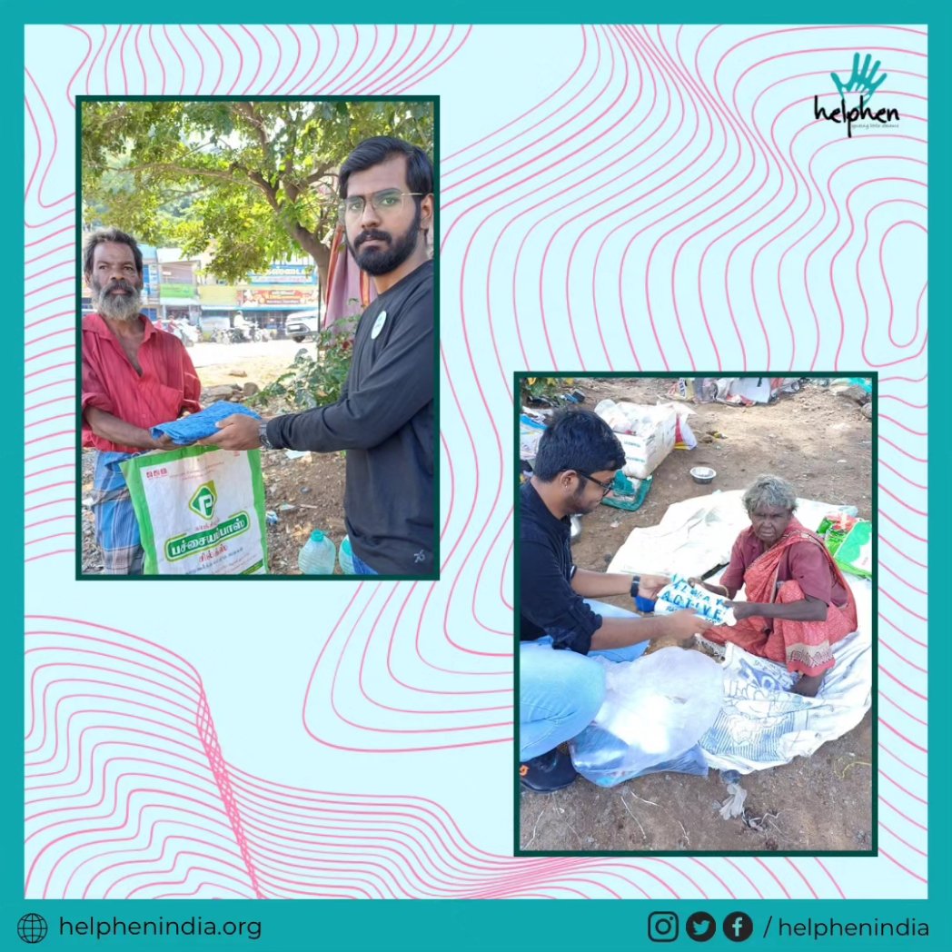 HelphenIndia's tweet photo. On Nov 5, #HelphenIndia distributed clothes to 35 #underprivileged citizens in Vellore, thanks to collective support. Genuine smiles and observed resilience reinforce our commitment to impactful events. Join us in #spreadingcompassion through simple gestures. #CompassionMission https://t.co/Y5ipwnKYSH