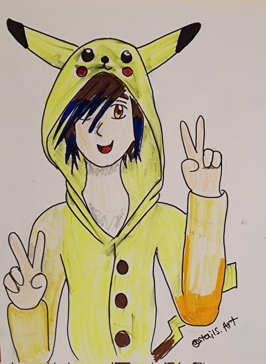 ElAveInmortal5's tweet photo. Had not post anything up in a while. So Here is Zachary and Patrick matching Pikachu onesies
#originalcharacter #oc #drawing #matchingclothes #brothers https://t.co/Mnr8mqe8Yk