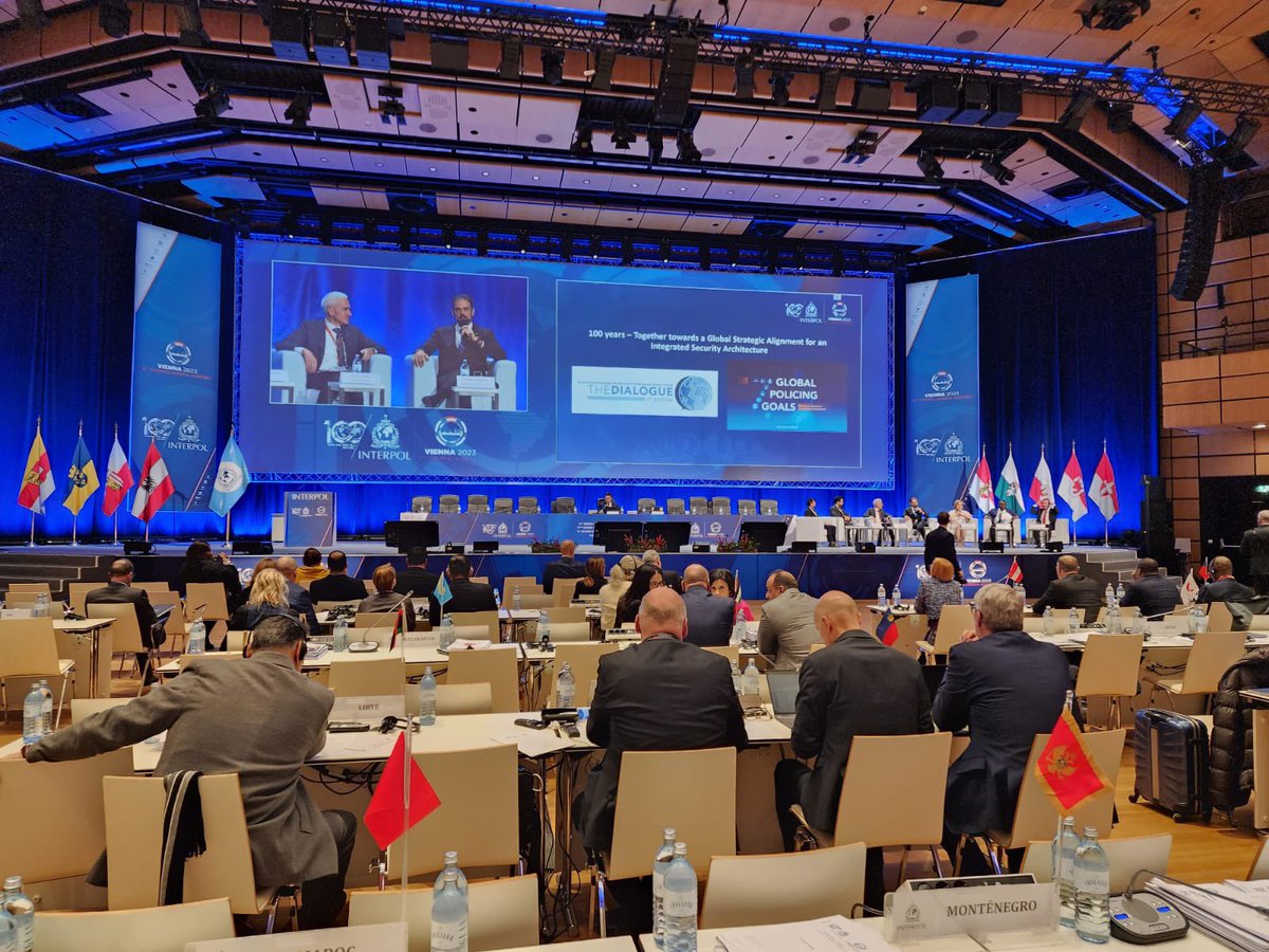 ValdecyUrquiza's tweet photo. Some more pics from yesterday’s Panel: 🌐 #INTERPOL’s #GlobalPolicingGoals are now aligned with the @UN’s #SDGs ‘Sustainable Development Goals’👏🌍 #INTERPOLGA #INTERPOLSG #LawEnforcement #GlobalSecurity #Police https://t.co/HKheJ0dWVc