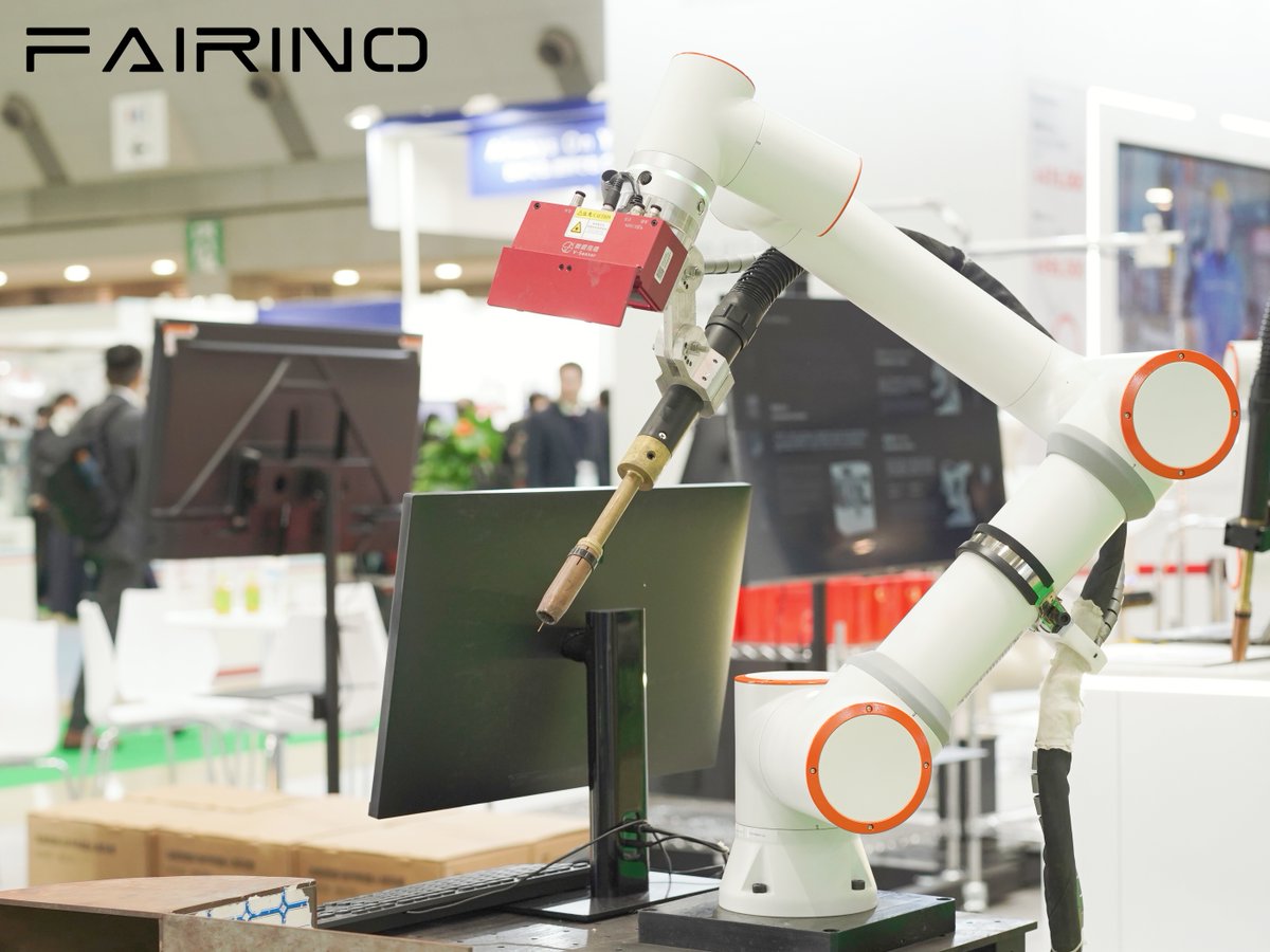 FAIR_Robotics's tweet photo. Don't miss out on FAIRINO's latest V6.0 FR cobots at 2023 IREX!
Come visit us and learn more about FR cobot application cases:
🛠 Smart Welding Workstation
🍦 Ice-cream Robot
#Automation #irex #cobot #Robots #welding #collaborativerobot https://t.co/sfnTnSwgOG