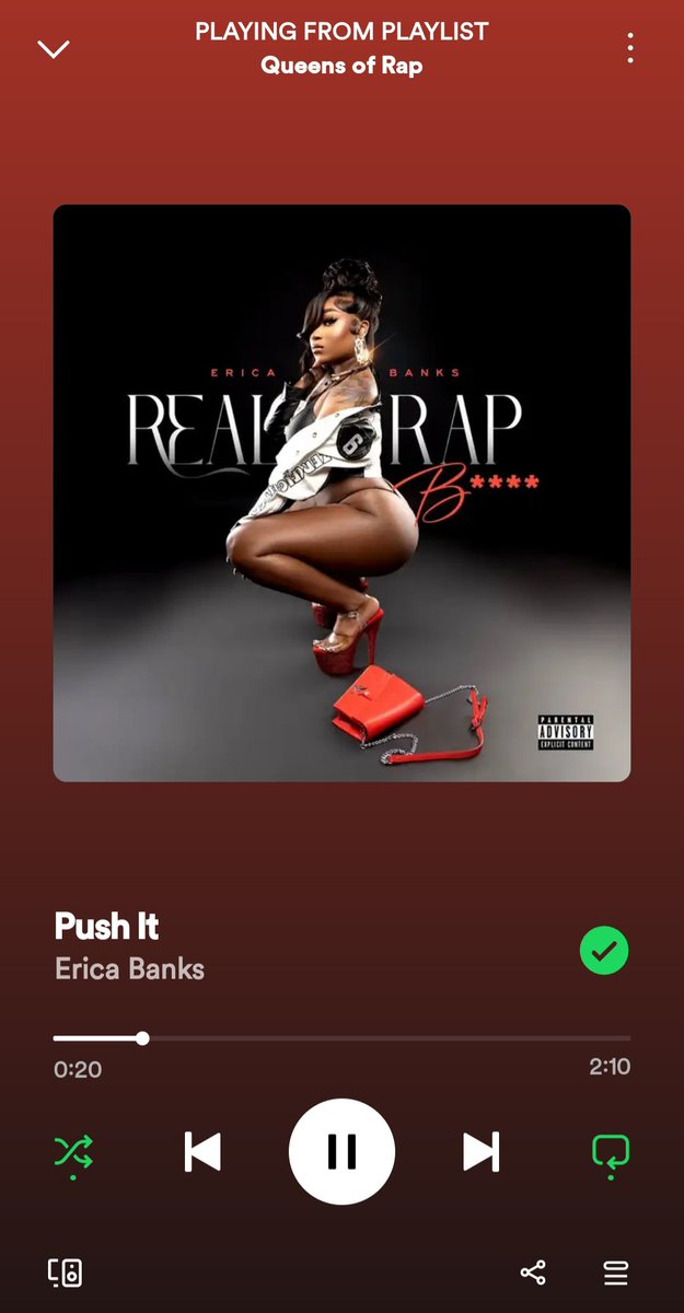theonlykrisjay's tweet photo. This new @realericabanks is toooo 🔥🔥🔥🔥🔥🔥🔥🔥 Hatin on me &amp; push it 🤯🤯🤯 #femalerap #ericabanks #flowqueen #realrapb×#$h https://t.co/NAsJrxpsoh