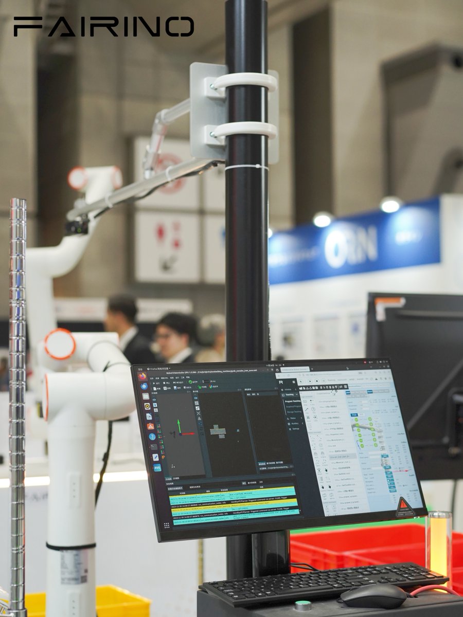 FAIR_Robotics's tweet photo. FAIRINO at 2023 IREX/国際ロボット展 🤖🌟
🏗 Turnkey Palletizing Workstation
📦 BIN-PICKING Workstation
🔩 Screw Fastening Quick-change
#Robot #cobot #palletizing #exhibition  #国際ロボット展 #irex #Automation https://t.co/IkL2LyDj52