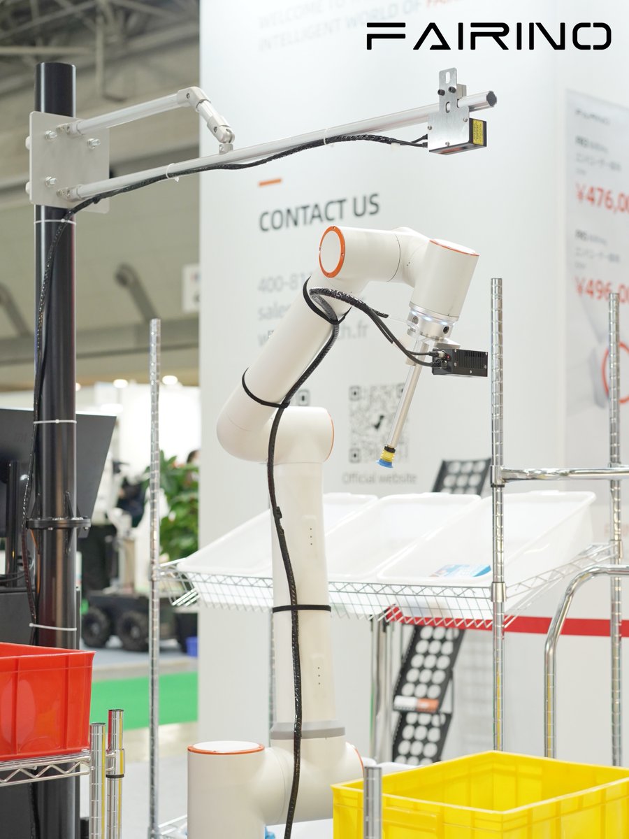 FAIR_Robotics's tweet photo. FAIRINO at 2023 IREX/国際ロボット展 🤖🌟
🏗 Turnkey Palletizing Workstation
📦 BIN-PICKING Workstation
🔩 Screw Fastening Quick-change
#Robot #cobot #palletizing #exhibition  #国際ロボット展 #irex #Automation https://t.co/IkL2LyDj52