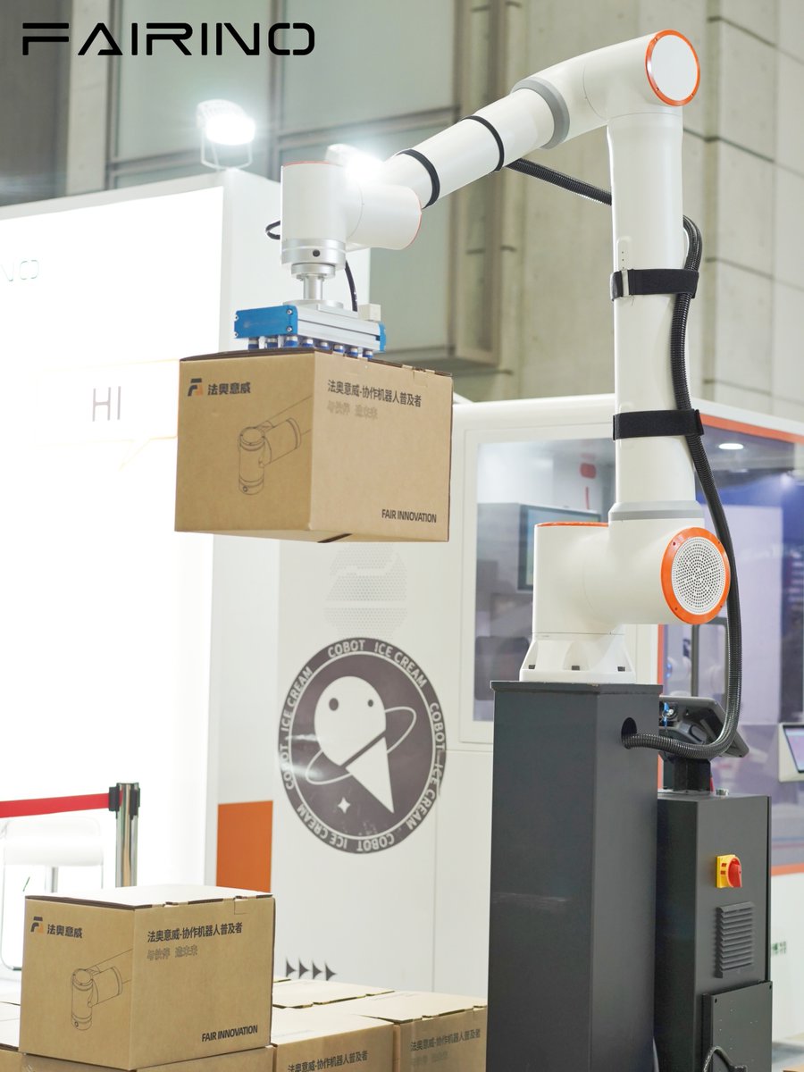 FAIR_Robotics's tweet photo. FAIRINO at 2023 IREX/国際ロボット展 🤖🌟
🏗 Turnkey Palletizing Workstation
📦 BIN-PICKING Workstation
🔩 Screw Fastening Quick-change
#Robot #cobot #palletizing #exhibition  #国際ロボット展 #irex #Automation https://t.co/IkL2LyDj52