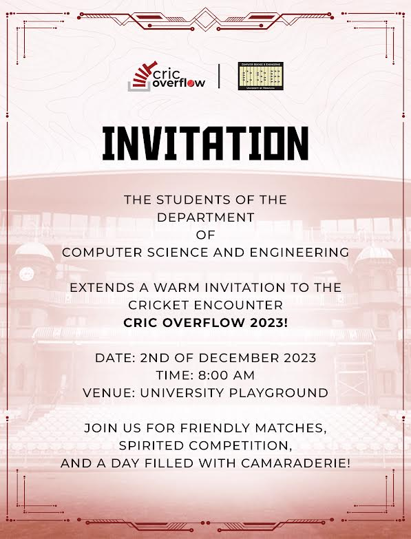 CSE @ UOM tweet media