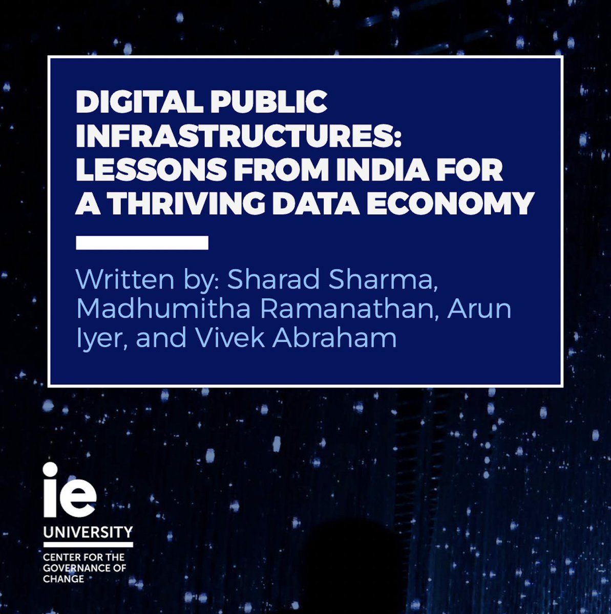 🚨🚨
“In September 2023 alone, India did over 10.5 billion transactions, valued at over $189 billion, using UPI”, says this paper on India Stack published by Spain's IE University, Center for the Governance of Change

Download the full report here - t.ly/Apxy3