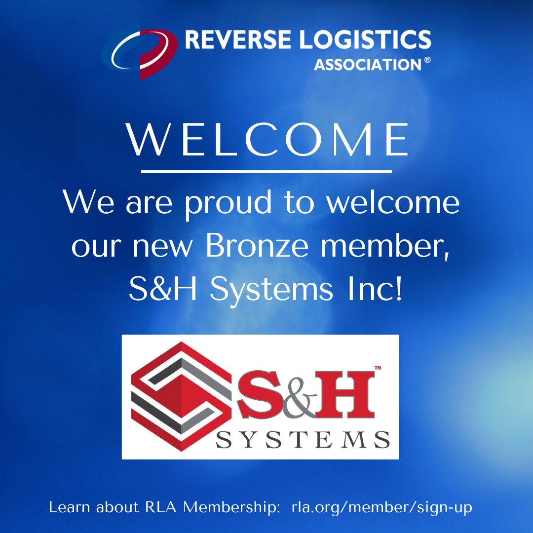 Welcome to the RLA, @SHSystems2! View our membership directory here: rla.org/member/directo… Learn about RLA membership benefits here: rla.org/member/sign-up #rla #newmember #reverselogistics #circulareconomy