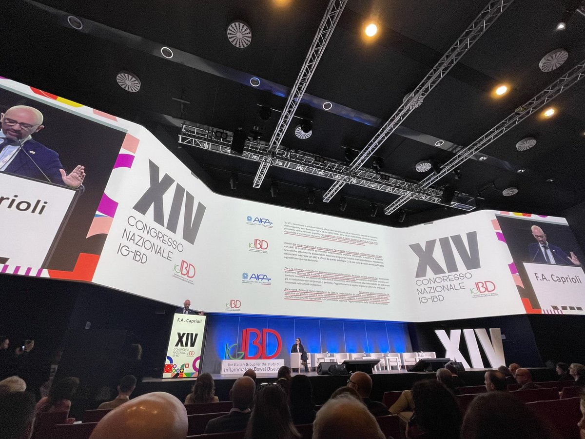 Italian Group for Inflammatory Bowel Diseases (IGIBD) national congress has just started. A great faculty and more than 700 attendees, including physicians, nurses and basic scientists, meeting on the Adriatic riviera for three days of science and interactions. Proud of <a href="/IGIBD1/">IGIBD</a>