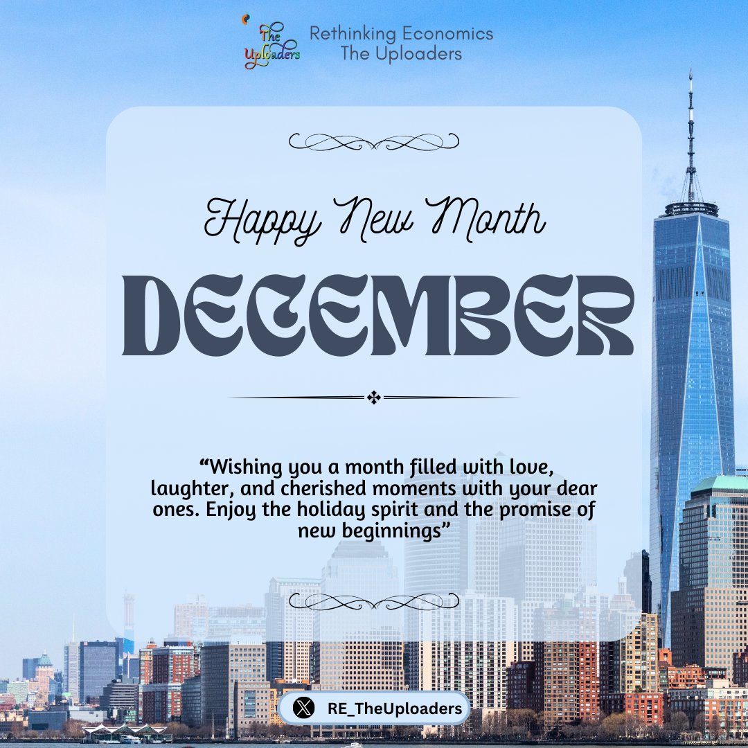 RE_TheUploaders's tweet photo. Welcome to the final chapter of 2023! 

With the time remaining, achieve more this month. 

Embrace it, be determined, and make significant progress. Go for it! 💪🎉

  #FinishStrong #retu #Economics #EconTwitter https://t.co/vNFcGSWEJX