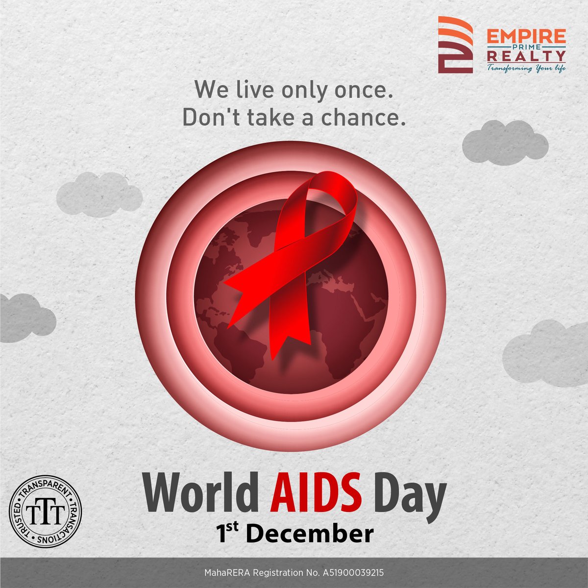 This World AIDS Day, let’s embrace compassion, break barriers, and stand united for a future free from HIV/AIDS. Each act of understanding and support makes our world more resilient. #UniqueSolidarity #WorldAIDSDay #empireprimerealty