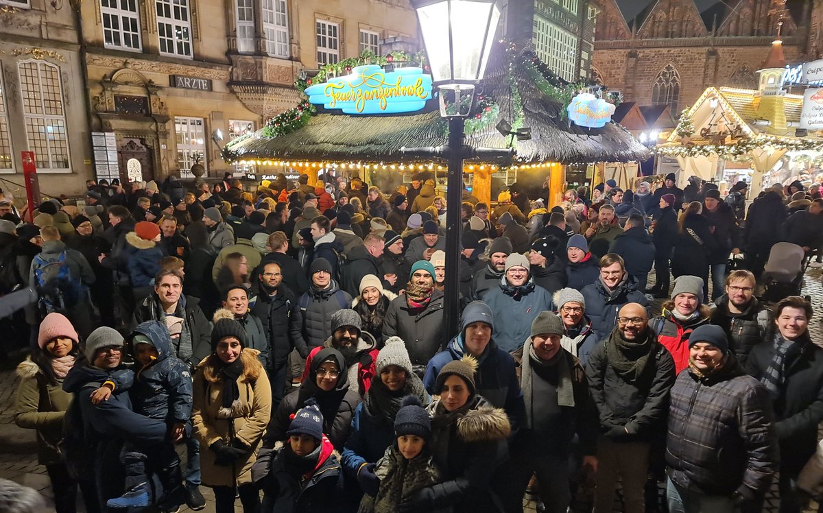 Rolf Drechsler (@rolf_drechsler) on Twitter photo At the Christmas Market #Bremen with <a href="/agra_uni_bremen/">AGRA Uni Bremen</a>, <a href="/DFKI/">DFKI</a> #CPS and <a href="/DSC_unibremen/">Data Science Center (@dsc_bremen@wisskomm.social)</a>
<a href="/UweForgber/">Uwe Forgber</a> <a href="/SstuParstu/">Sajjad Parvin</a> <a href="/se_huhn/">Sebastian Huhn</a> At the Christmas Market #Bremen with <a href="/agra_uni_bremen/">AGRA Uni Bremen</a>, <a href="/DFKI/">DFKI</a> #CPS and <a href="/DSC_unibremen/">Data Science Center (@dsc_bremen@wisskomm.social)</a>
<a href="/UweForgber/">Uwe Forgber</a> <a href="/SstuParstu/">Sajjad Parvin</a> <a href="/se_huhn/">Sebastian Huhn</a>