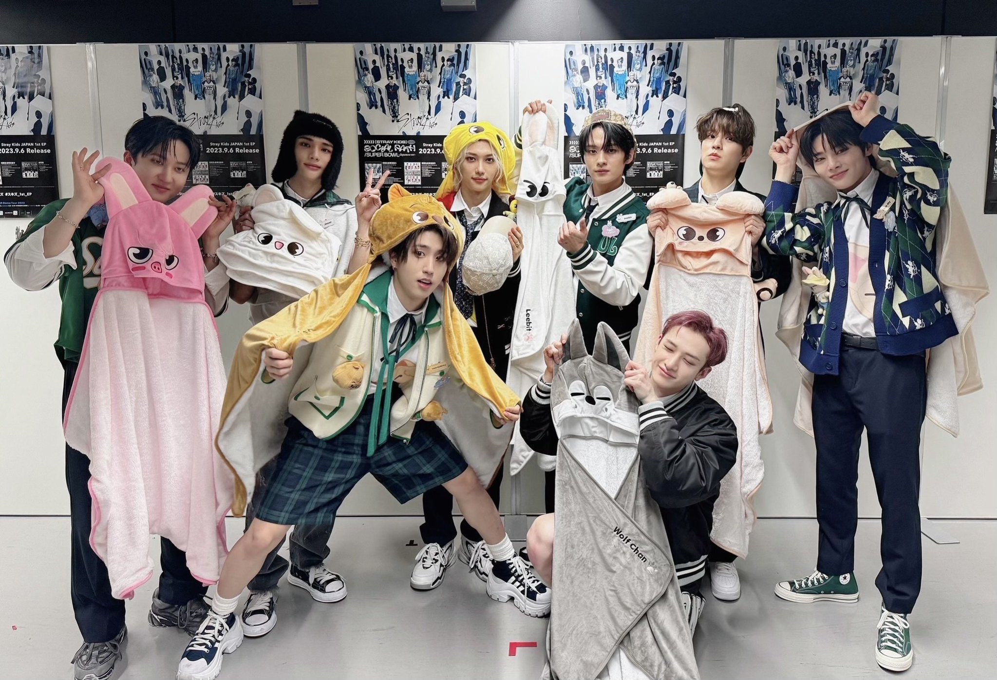 Stray Kids Leebit ブランケット 羽ばたい